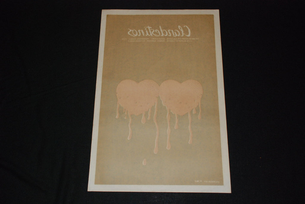1987 Original Cuban Movie Poster PLUS Boceto painting.Mockup"Clandestinos"art