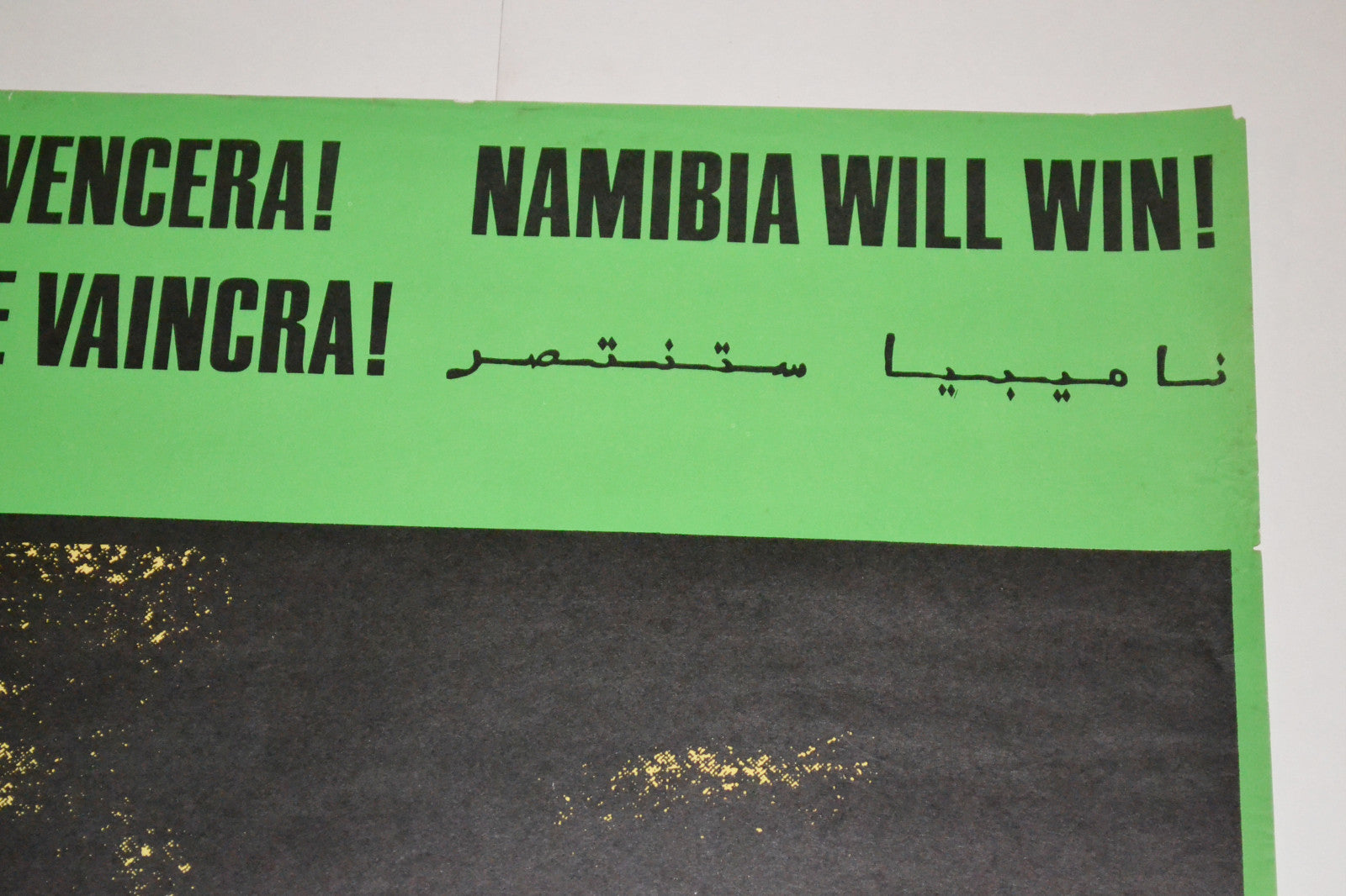 1977 Cuban Original Political Poster.Cold War propaganda.NAMIBIA.Africa art