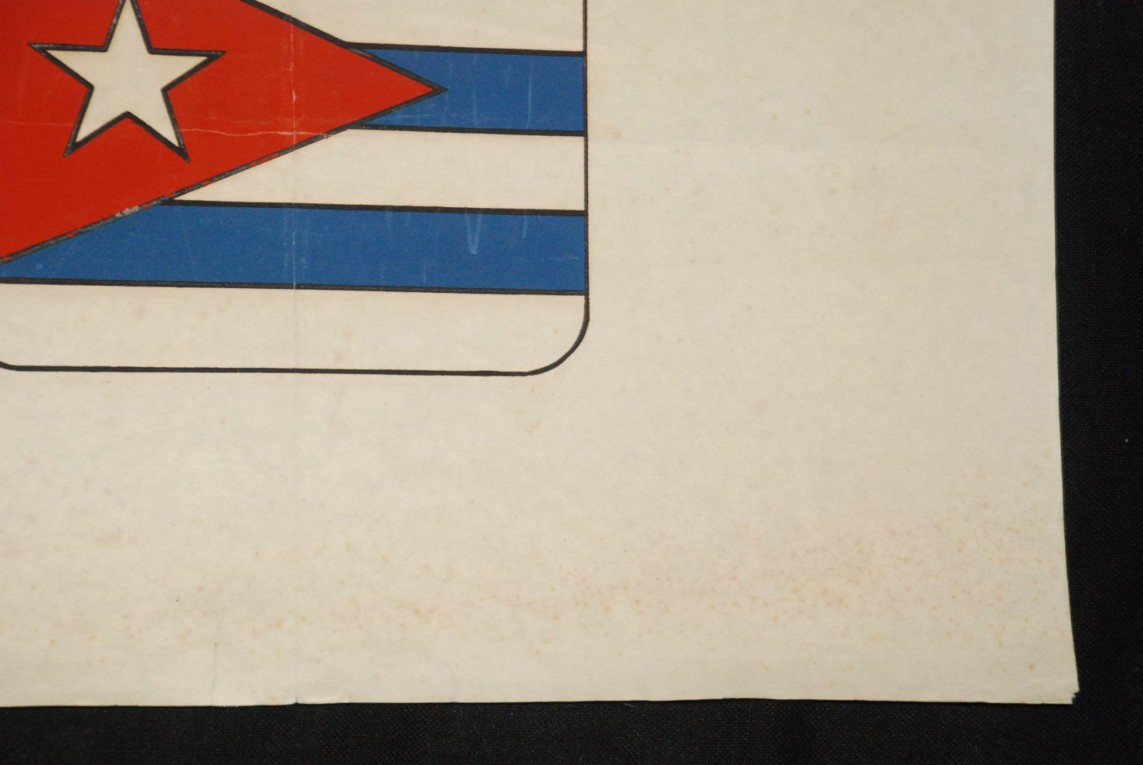 1979 Original Cuban Movie Poster"Carteles son Cantares"Flag rainbow to butterfly