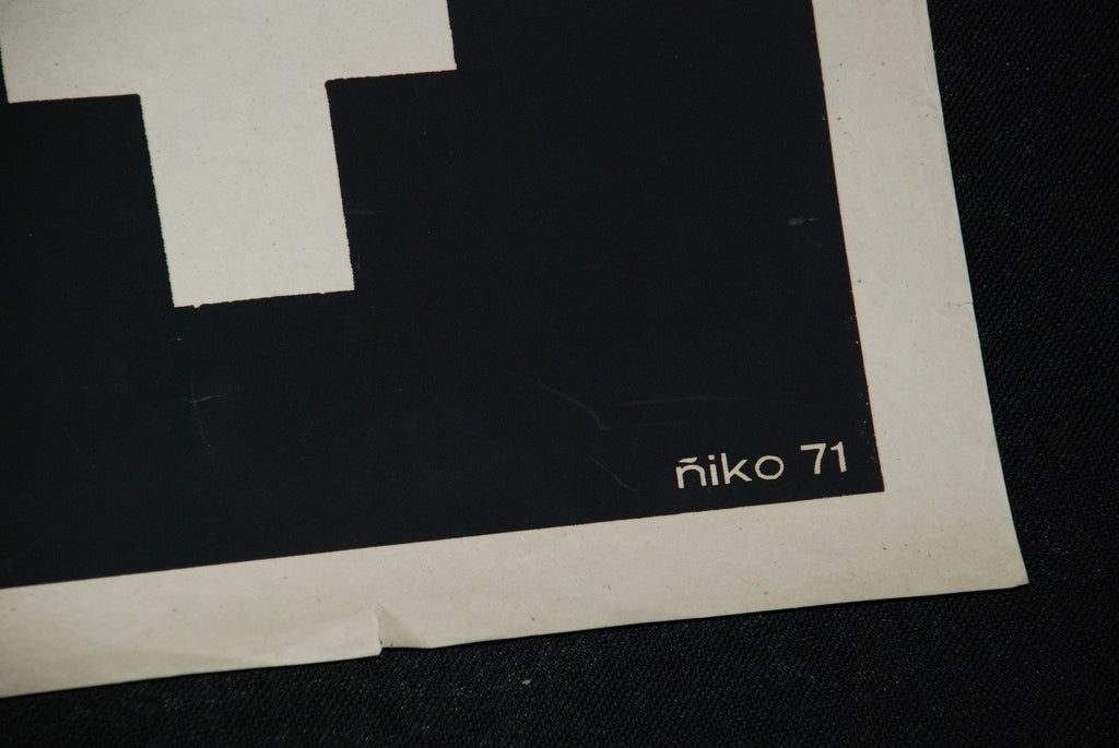 1971 Cuban Original Movie Poster.Plakat.Affiche.affisch.JAPAN film.Umezo art