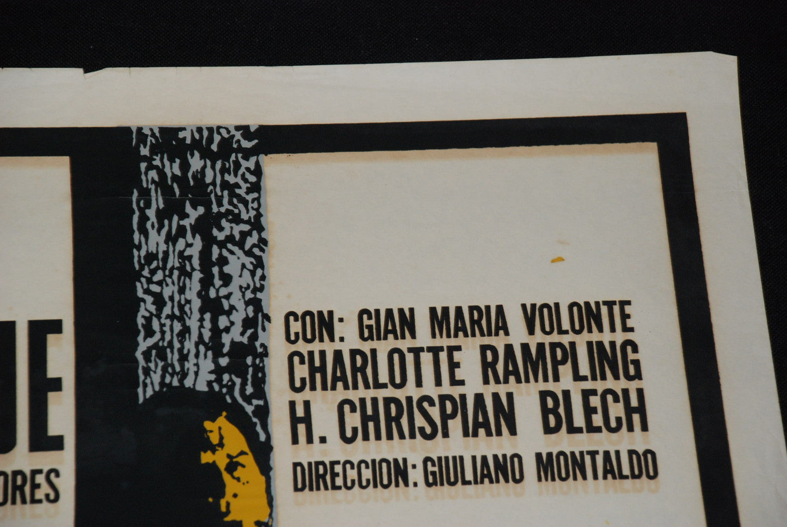 1975 Cuban Original Movie Poster."Giordano Bruno"Giuliano Montaldo Italian film