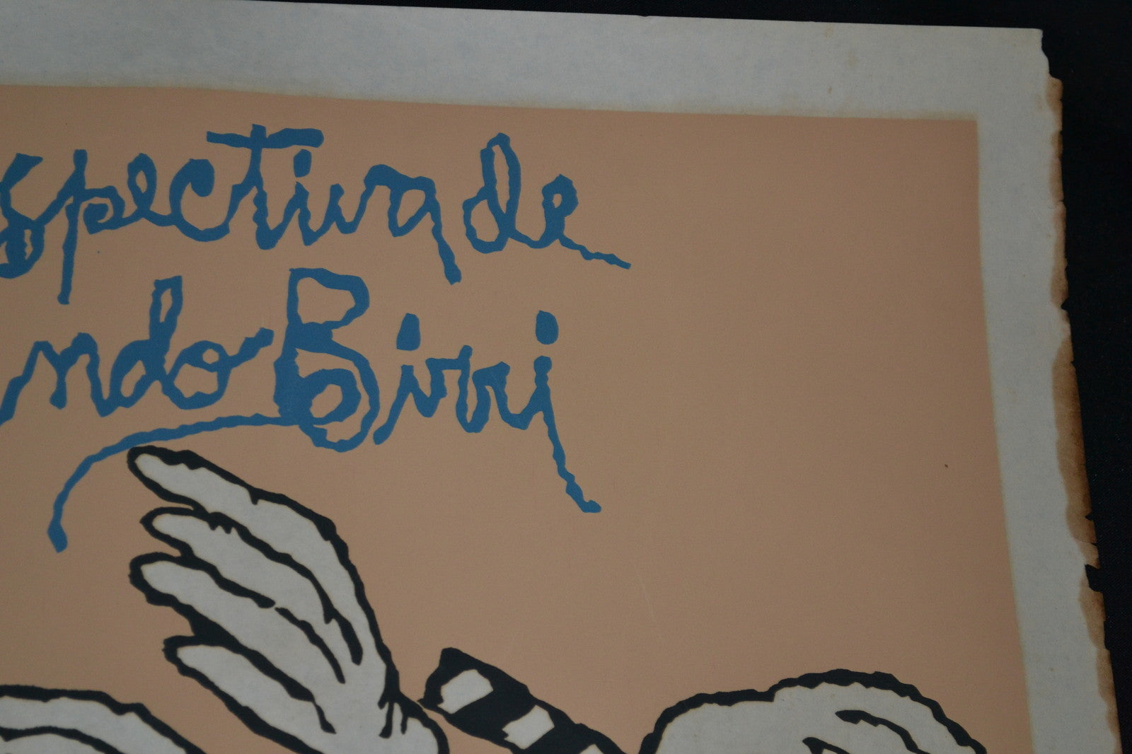 1987 Original Cuban Movie Poster"Fernando Birri Retrospective"Film Director art
