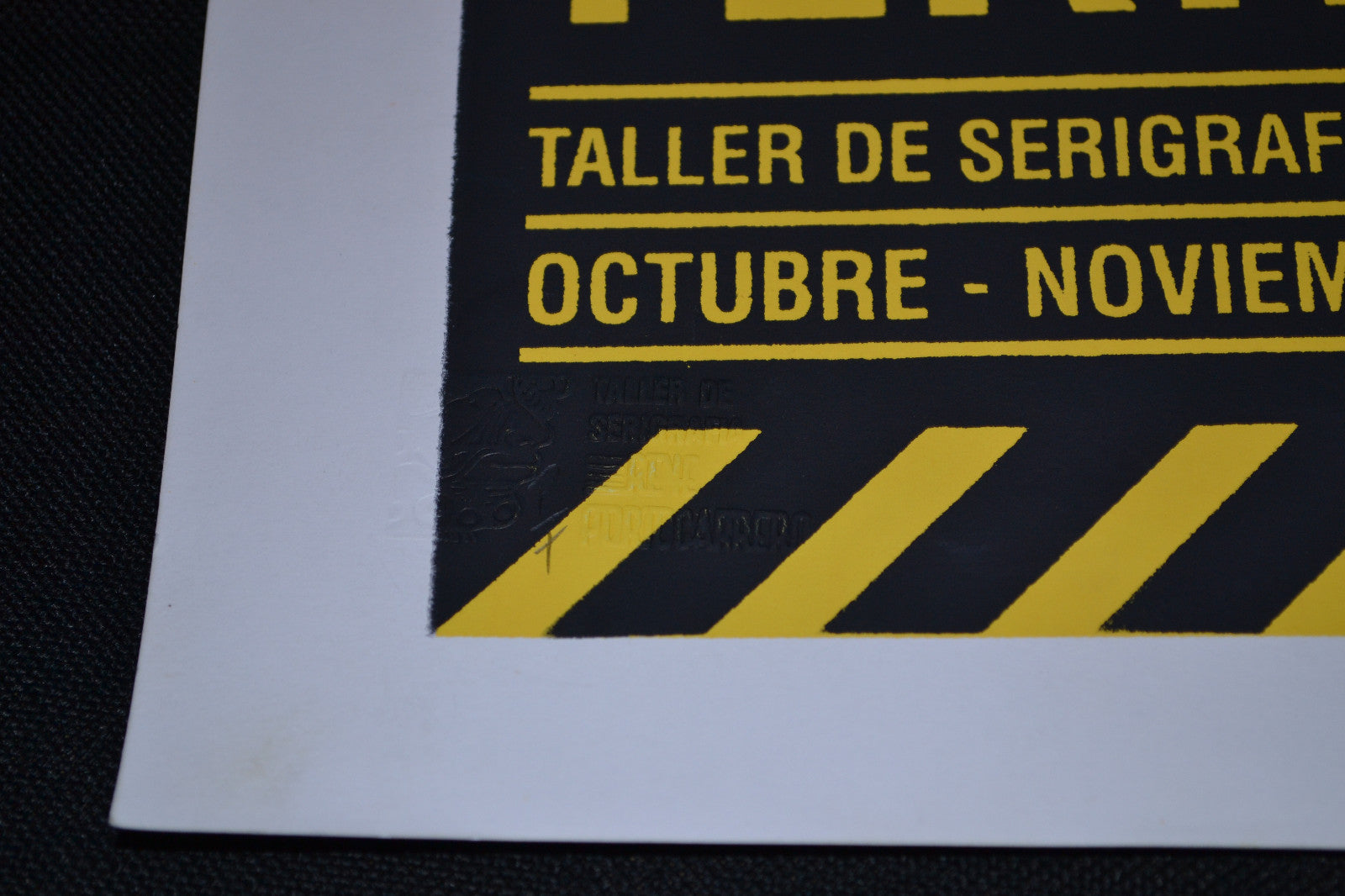 Original Cuban Poster"Pissing Dog Territory"Limited edition.Afiche paper.art.