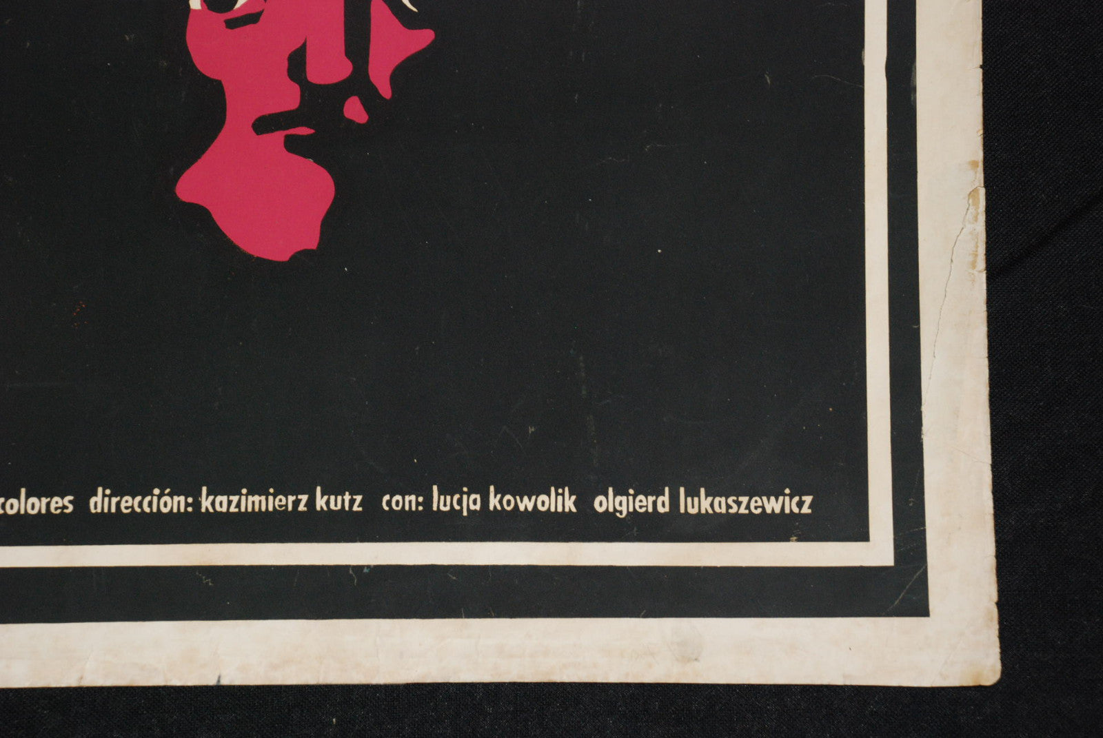 1973 Original Cuban Movie Poster"Pearl of Crown"Polish.Kazimierz Kutz art film