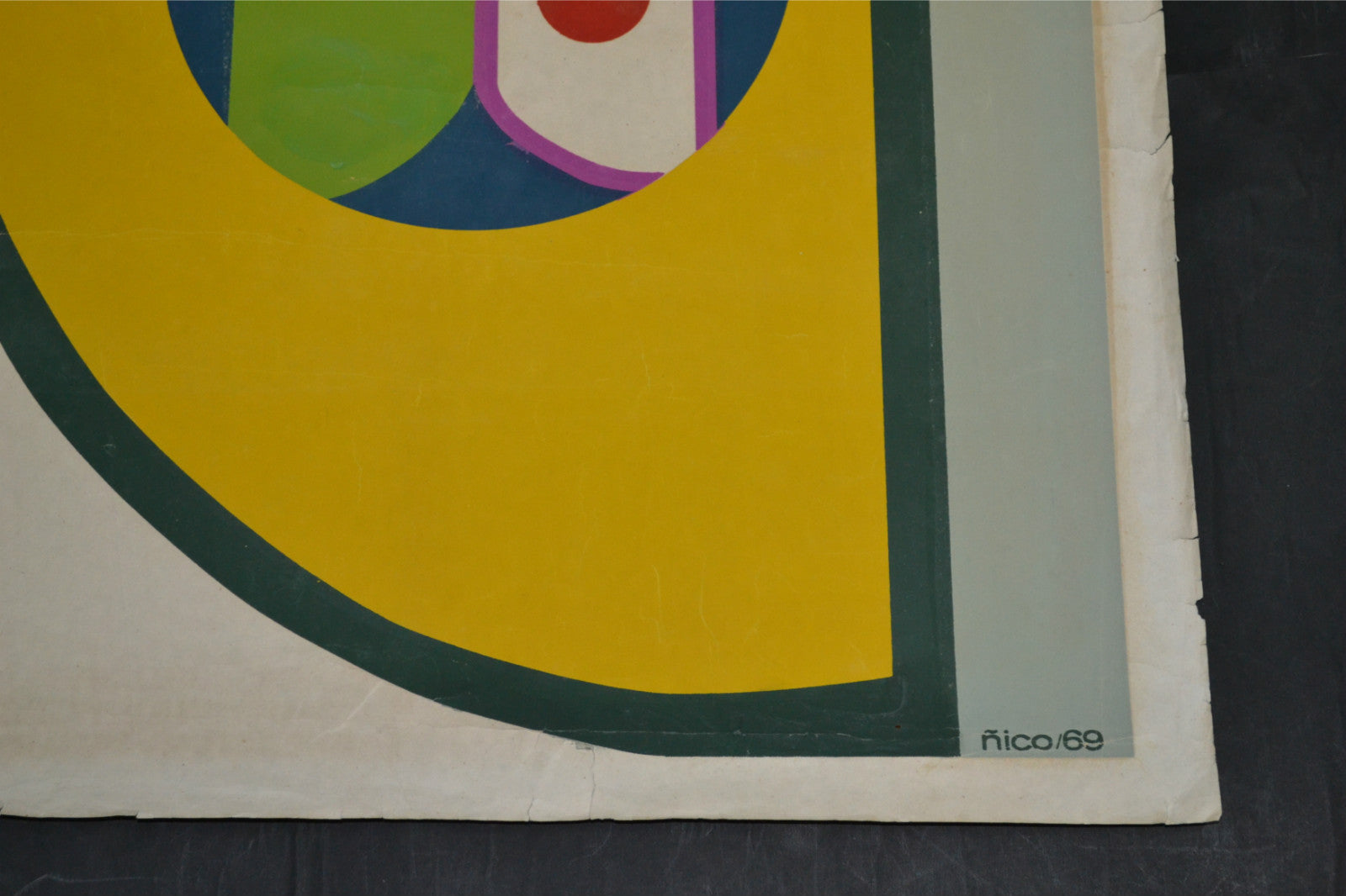 1969 Original Cuban Movie Poster"Time to die"Mexican film.Highly Collectible art
