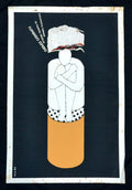 1983 Original Cuban Movie Poster"Fumando Espero"Collectible art.Cigar Smoker