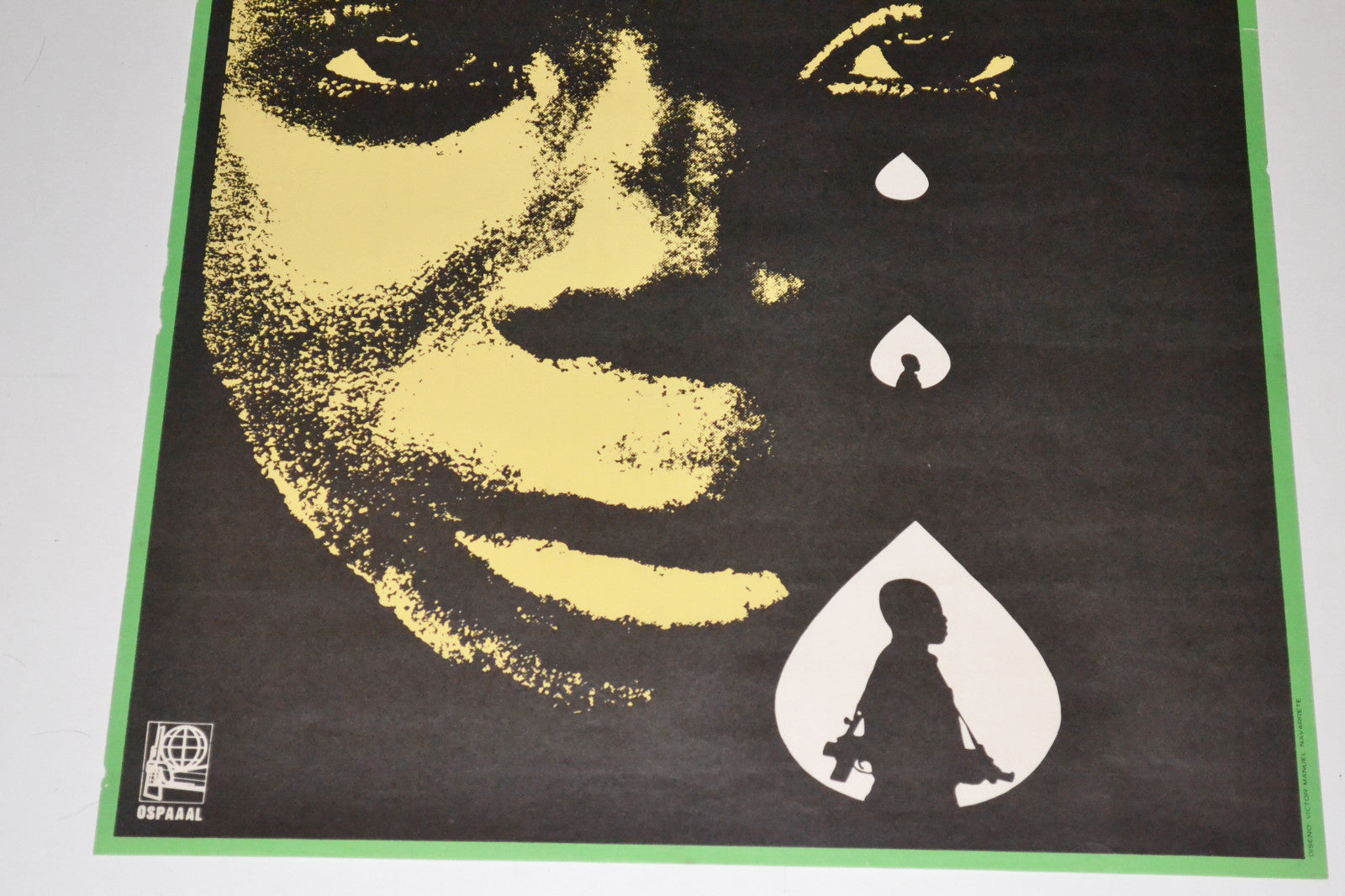1977 Cuban Original Political Poster.Cold War propaganda.NAMIBIA.Africa art