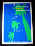Original Cuban SILKSCREEN Poster"FESTIVAL OF CONTEMPORARY EUROPEAN CINEMA"Palms