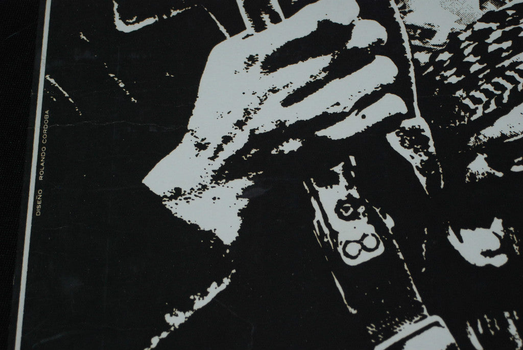 1978 Original Cuban Silkscreen Poster.Lebanon Union is Victory.Arabs Muslim art