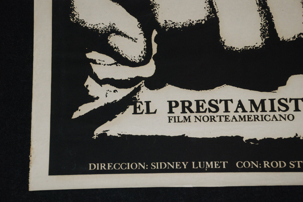 1971 Original Cuban Movie Poster"Pawnbroker"American art film by Sidney Lumet