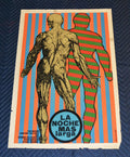 1968 Original Cuban Silkscreen Movie Poster.The longest night.Muscles.Valo Radev