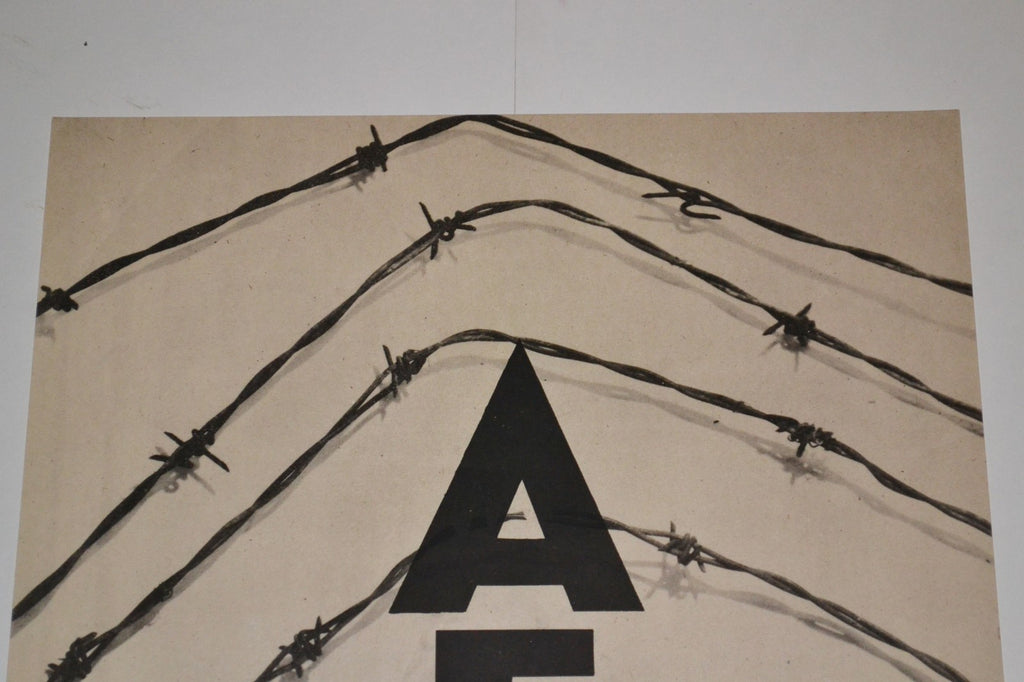1973 Cuban Original Political Poster.Anti-Colonialism Apartheid.AFRICA.SIgned!
