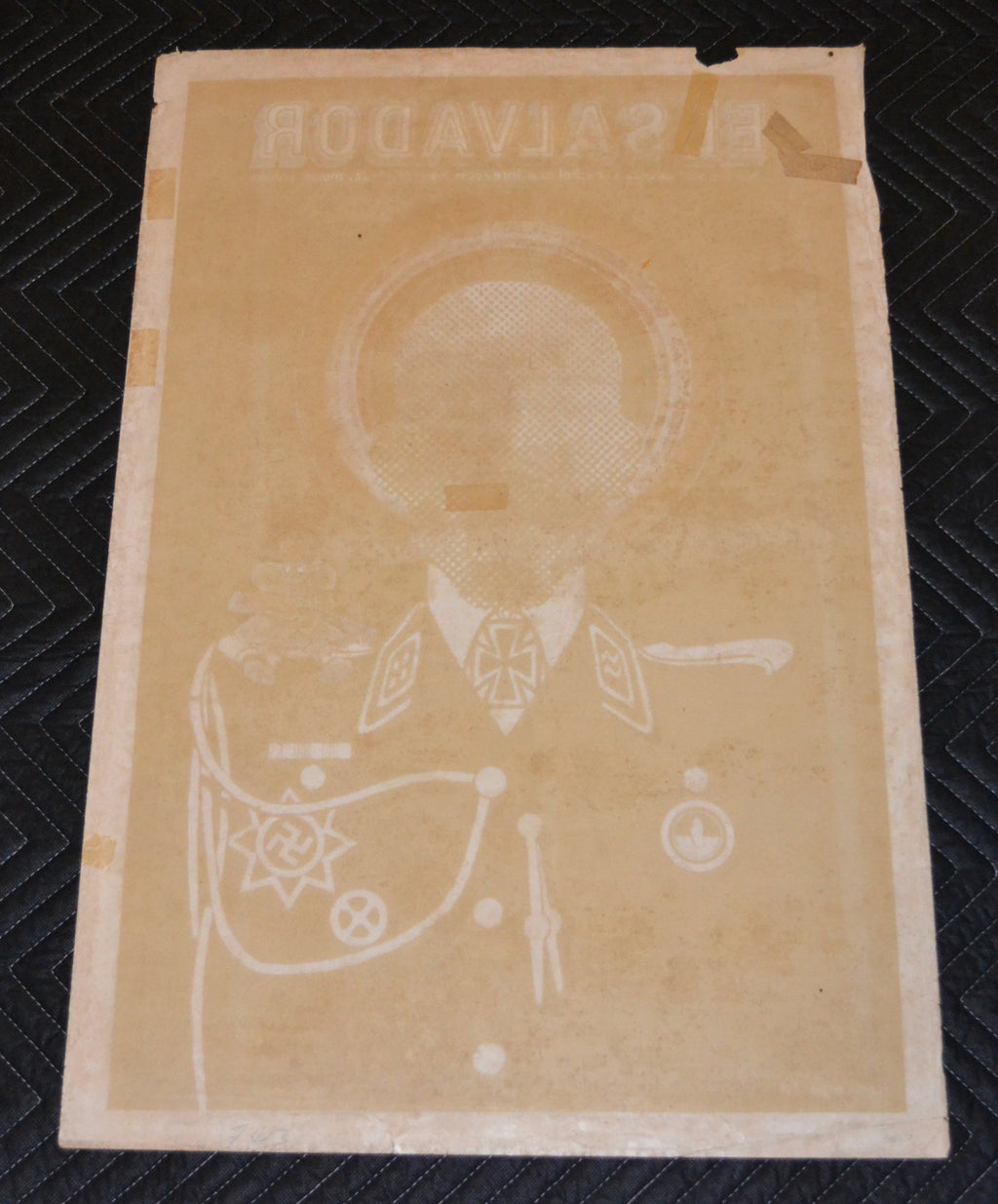 1973 Original Cuban Movie Poster.Plakat.Affiche.affisch"Salvador"French film.