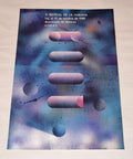 1989 Cuban Original Poster.Music Festival in Havana.Rostgaard Musicians art