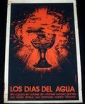 1971 Original Cuban Silkscreen Poster DIAS DE AGUA.DAYS OF WATER.Church art