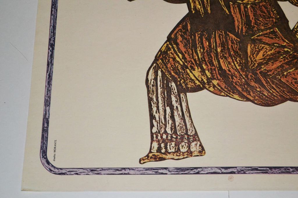 1985 Original Cuban Political OSPAAAL Poster.LAS MALVINAS.Argentina History art