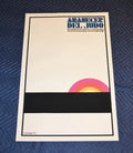 1972 Original Cuban Silkscreen Movie Poster.Judo Sunrise.Martial arts.Black belt