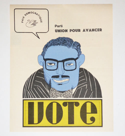 1968 Cuban Political Poster.Plakat.President LB.Johnson Road to Treason Origami.