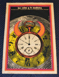 1974 Original Cuban Silkscreen Movie Poster.Jealously and medicine.Doctor watch.