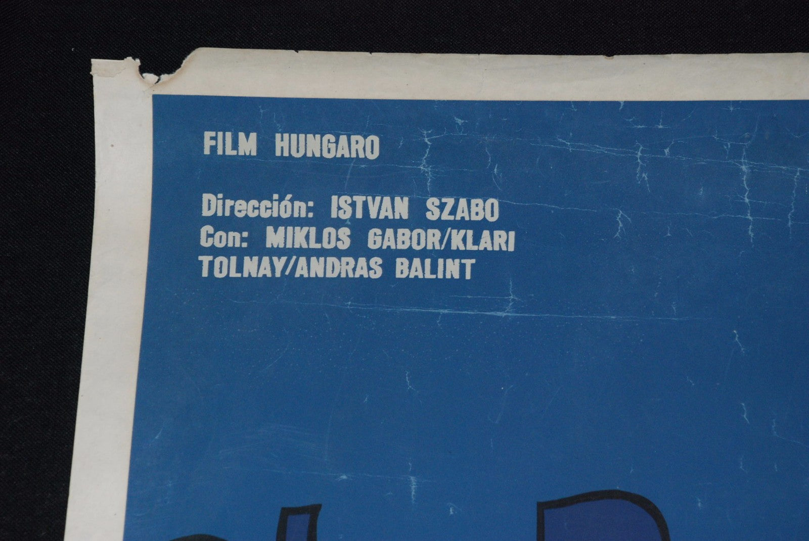 1967 Original Cuban Movie Poster"The Father.El Padre"Hungary art.Very rare.Blue