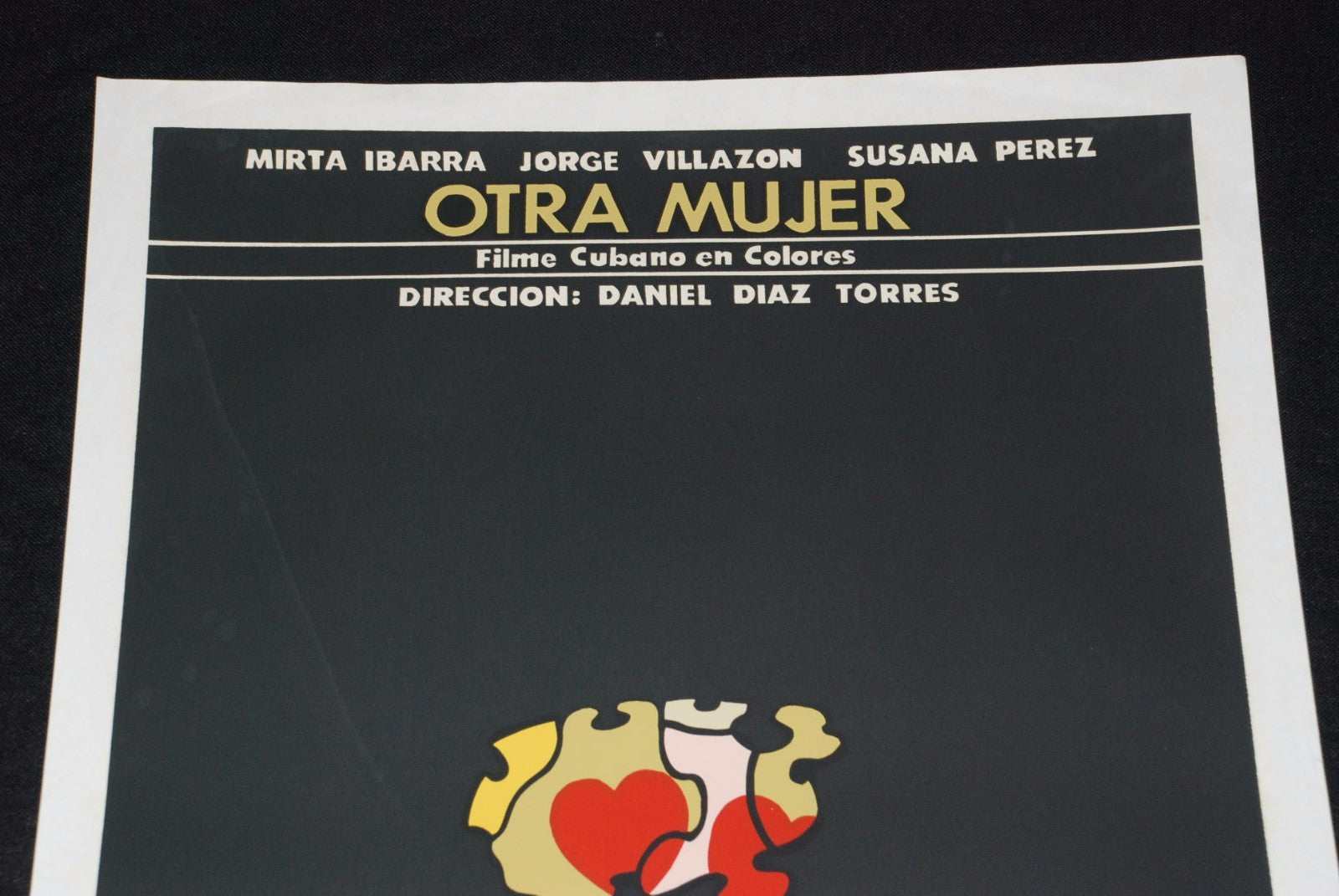 1987 Original Cuban Movie Poster.Plakat.Otra mujer"Another Woman"Puzzle.Mint art