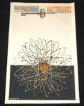 1976 Original Cuban Movie Poster"Crystal Structure"Handmade Silkscreen Art