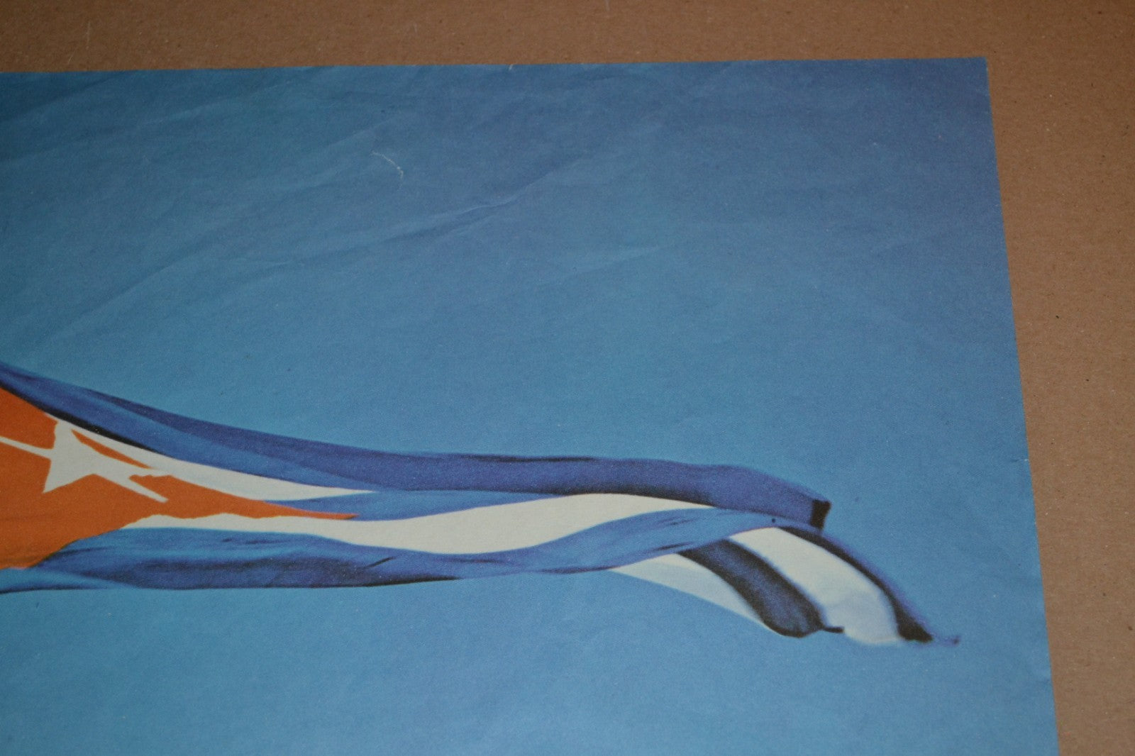 1978 Cuban Original patriotic Poster.Cuba flag.Nobody will take our hope.History