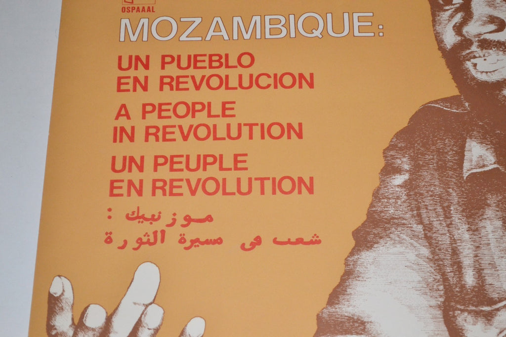 1978 Cuban Original Political Poster.MOZAMBIQUE.African.OSPAAAL art.