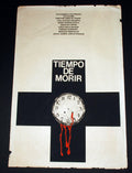 1969 Original Cuban Movie Poster.Plakat.Affiche.affisch"Time 2 Die"Vintage art