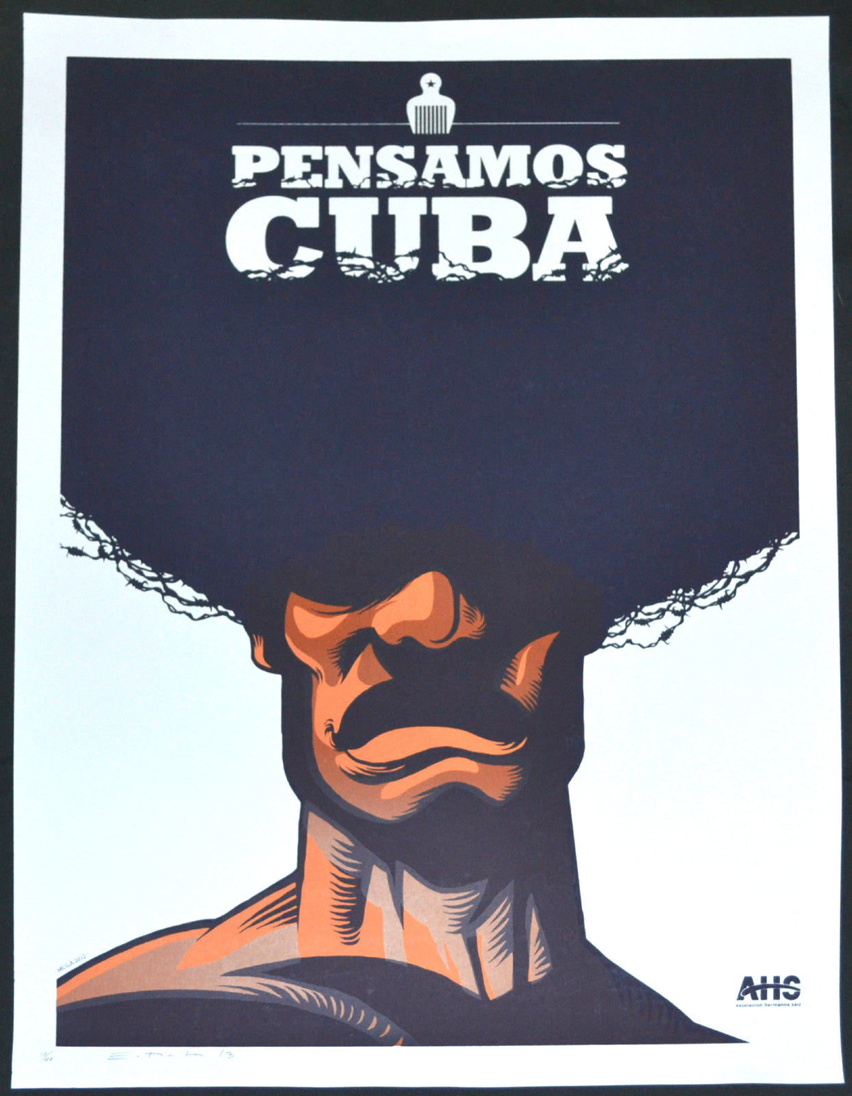 10 Original Cuban Posters"PENSANDO CUBA PORTFOLIO"Only 40 made.SIGNED!Very rare!