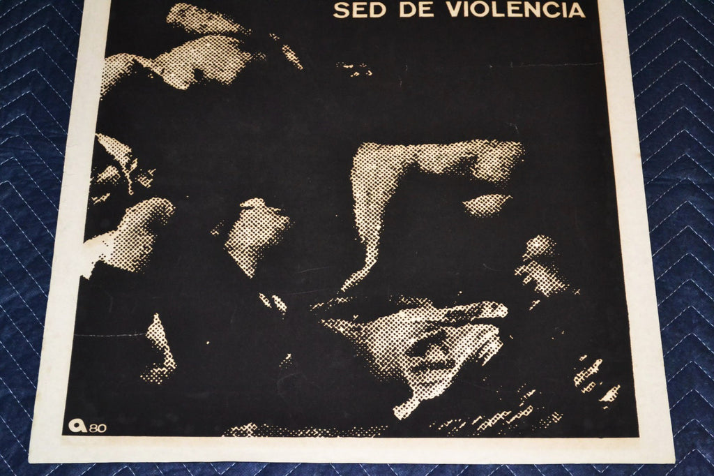 1980 Cuban Original Silkscreen Movie Poster.Thirst f Violence.Kidnapping hostage