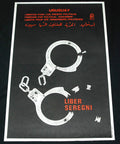 1980 Original Cuban OSPAAAL Poster.URUGUAY.Free Political Prisoner Liber Seregni
