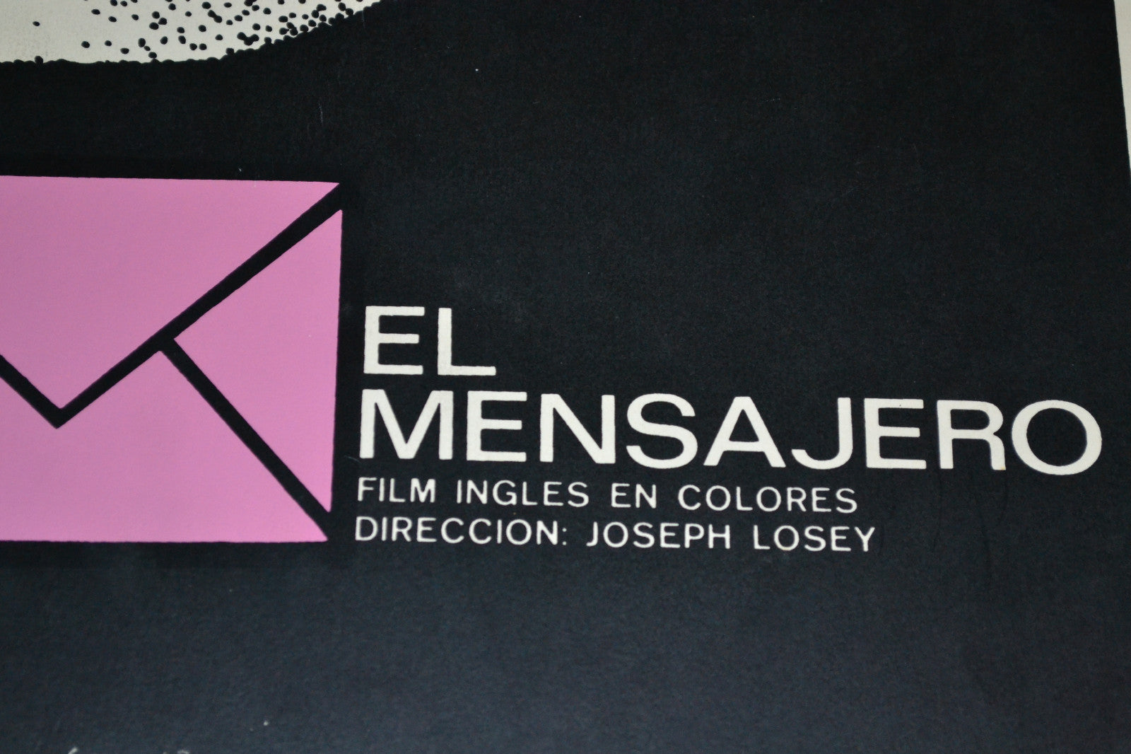 Cuban Serigraph Movie Poster.Azcuy Exhibition Embossed seal.Messenger.Letterman