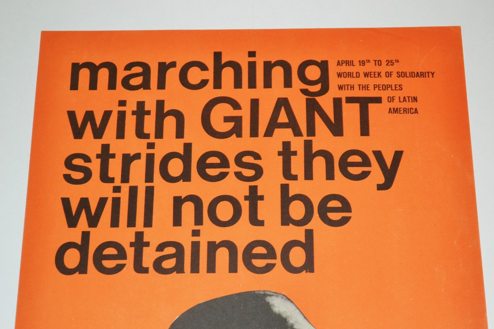 1967 Cuban Political Poster.Latin America Freedom in ENGLISH.Very rare OSPAAAL.