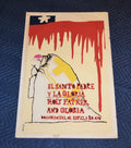 1988 Original Cuban Silkscreen Movie Poster.The Pope and Gloria.Estela Bravo.