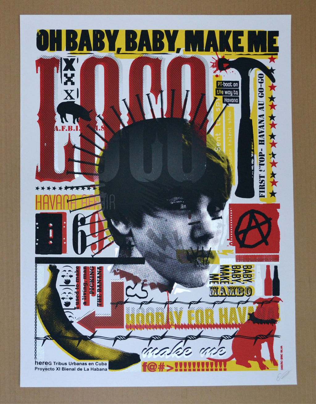 Ten Cuban Serigraphs Art PORTFOLIO"Rap.Skater"Only 40 made.SIGNED!