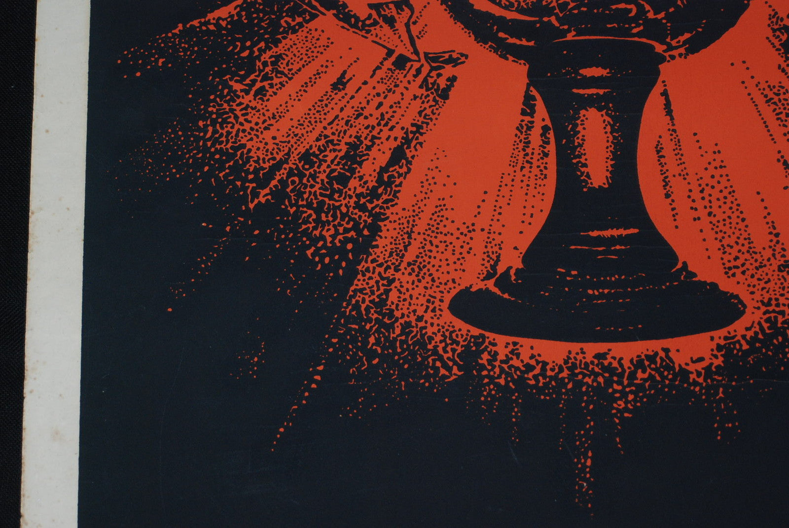 1971 Original Cuban Silkscreen Poster DIAS DE AGUA.DAYS OF WATER.Church art