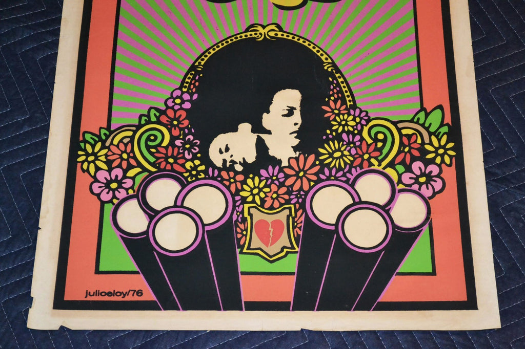 1976 Original Cuban Silkscreen Movie Poster.Lovers Romance.Russian film.Mijalkov