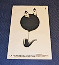 1975 Original Cuban Silkscreen Poster.The broken shoehorse.Cerebral.Surrealism.