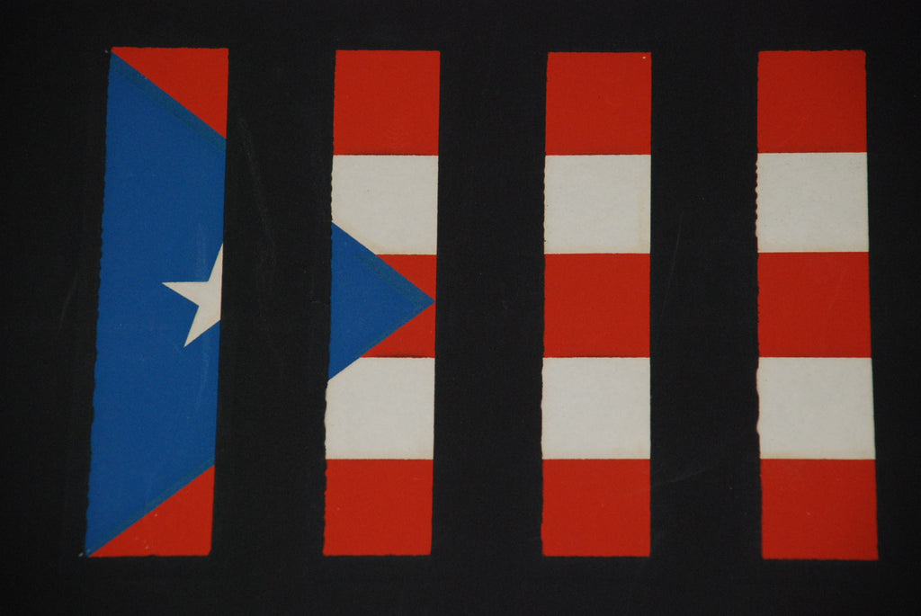 1975 Cuban ORIGINAL Movie Poster.Plakat.Affiche.affisch"Puerto Rico"Silkscreen