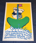1972 Original Cuban Silkscreen Movie Poster.Captain Korda.Sailor.Marine.Lovely.