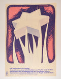 1972 Cuban Original Political Poster.Jewish David Star.SYRIA.Muslim Arab history