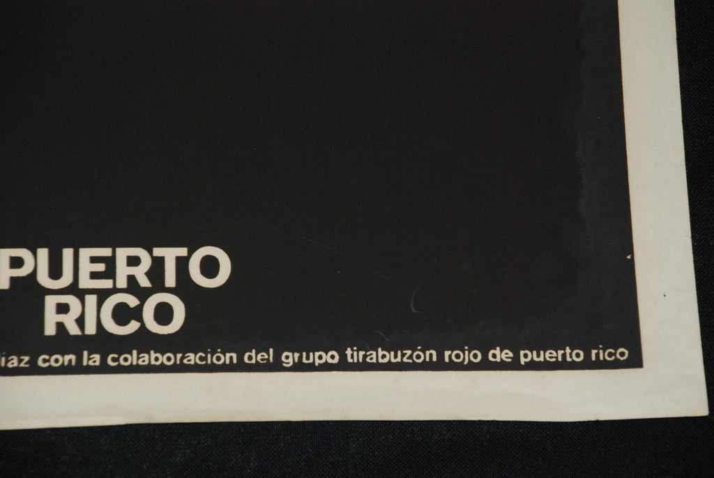 1975 Cuban ORIGINAL Movie Poster.Plakat.Affiche.affisch"Puerto Rico"Silkscreen
