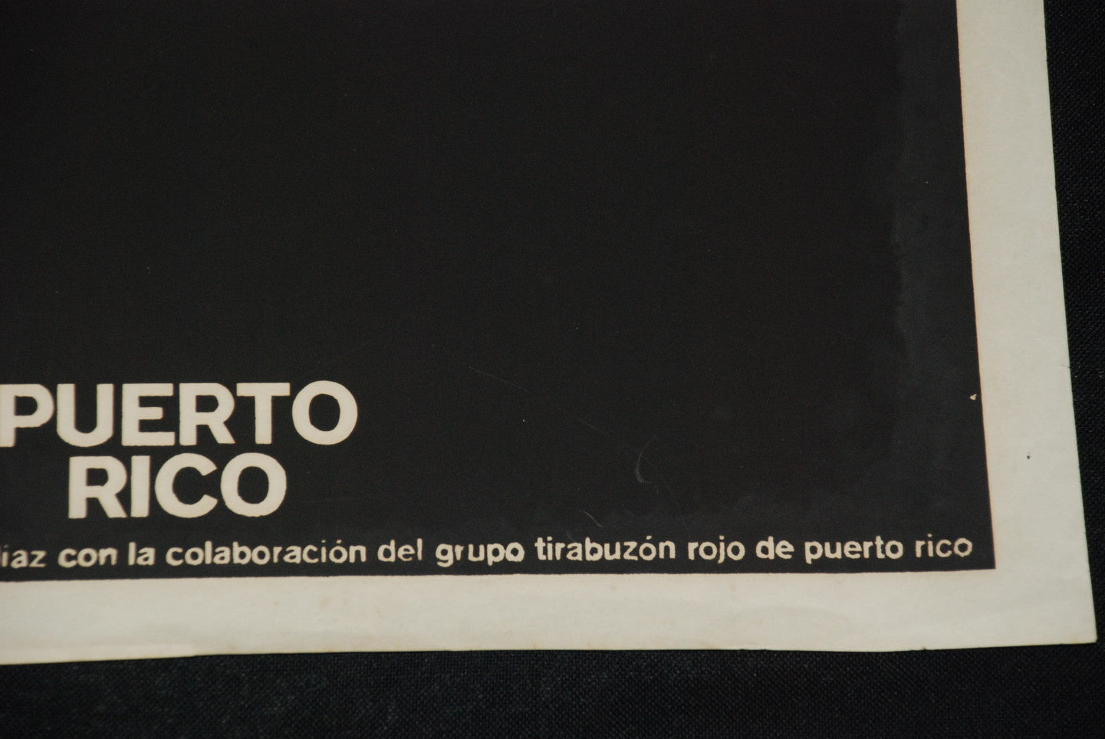 1975 Cuban ORIGINAL Movie Poster.Plakat.Affiche.affisch"Puerto Rico"Silkscreen