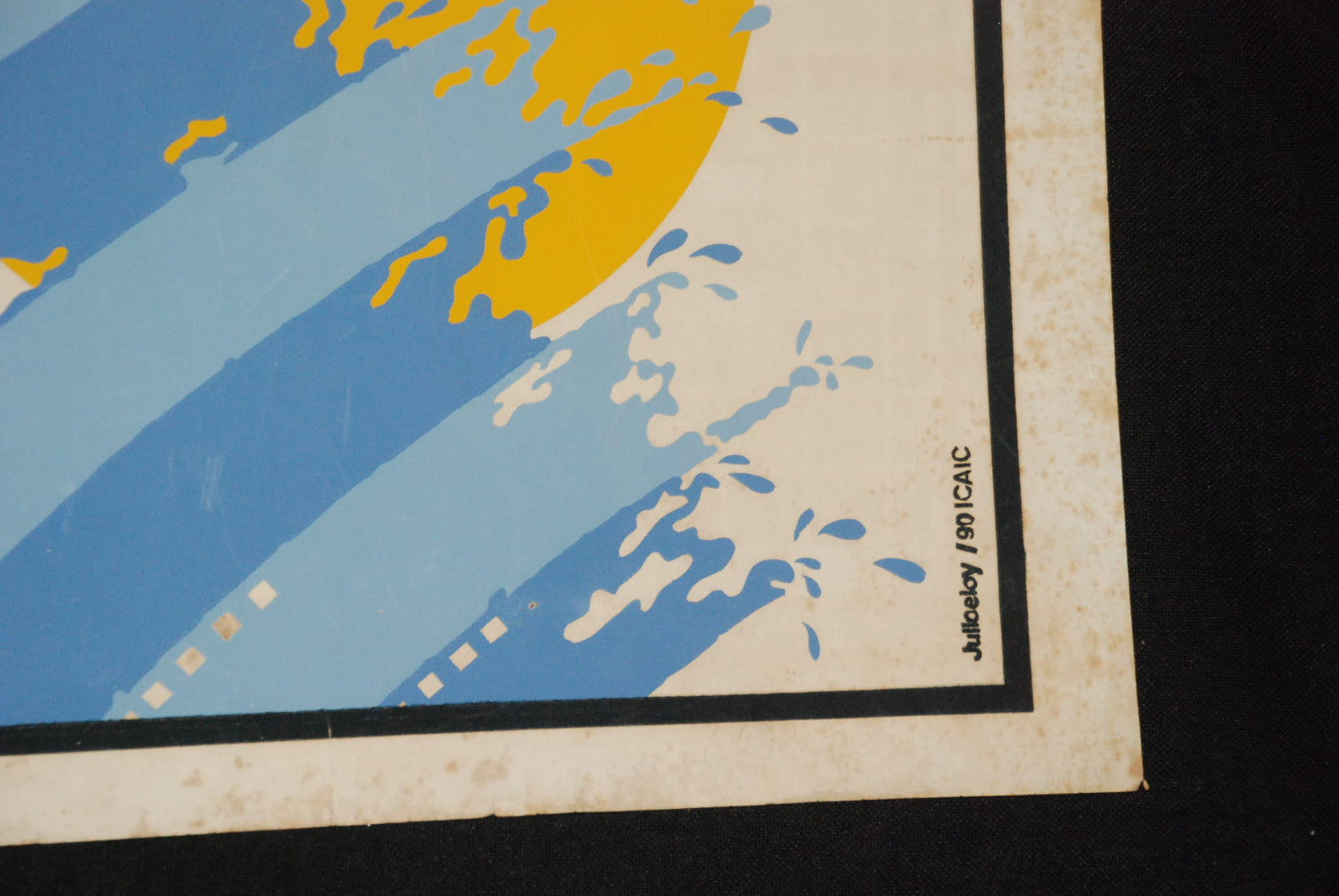 1990 Original Cuban Movie Poster.Plakat.Affiche.affisch"Caribbean art Festival