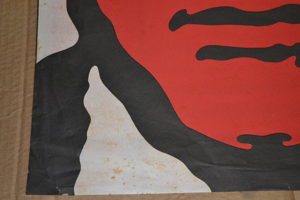1976 Cuban Original Political Poster.Abel Santamaria.Castro Revolution History.