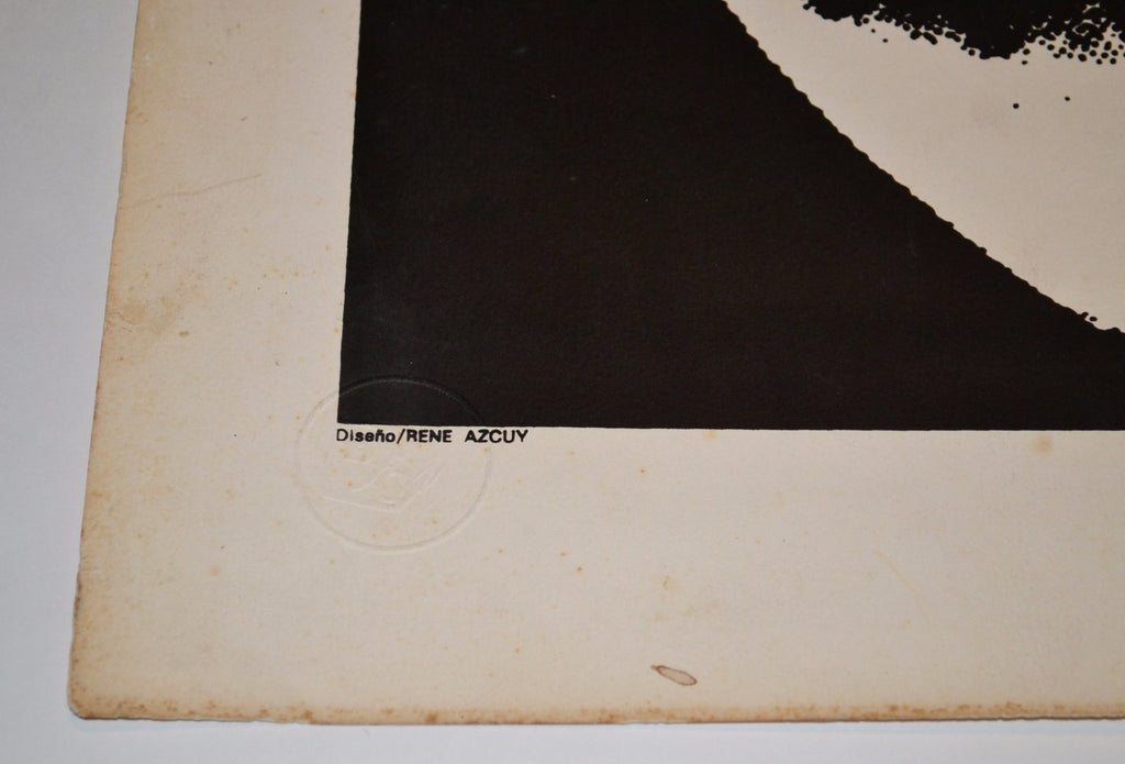 1988 Original Cuban Silkscreen Movie Poster"The Damned"British Joseph Losey art