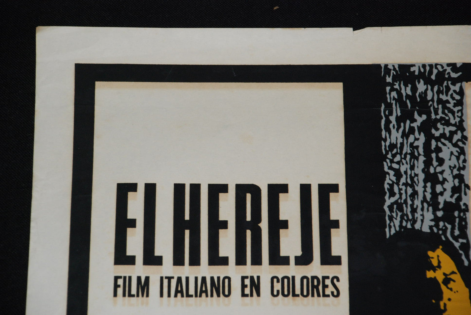 1975 Cuban Original Movie Poster."Giordano Bruno"Giuliano Montaldo Italian film