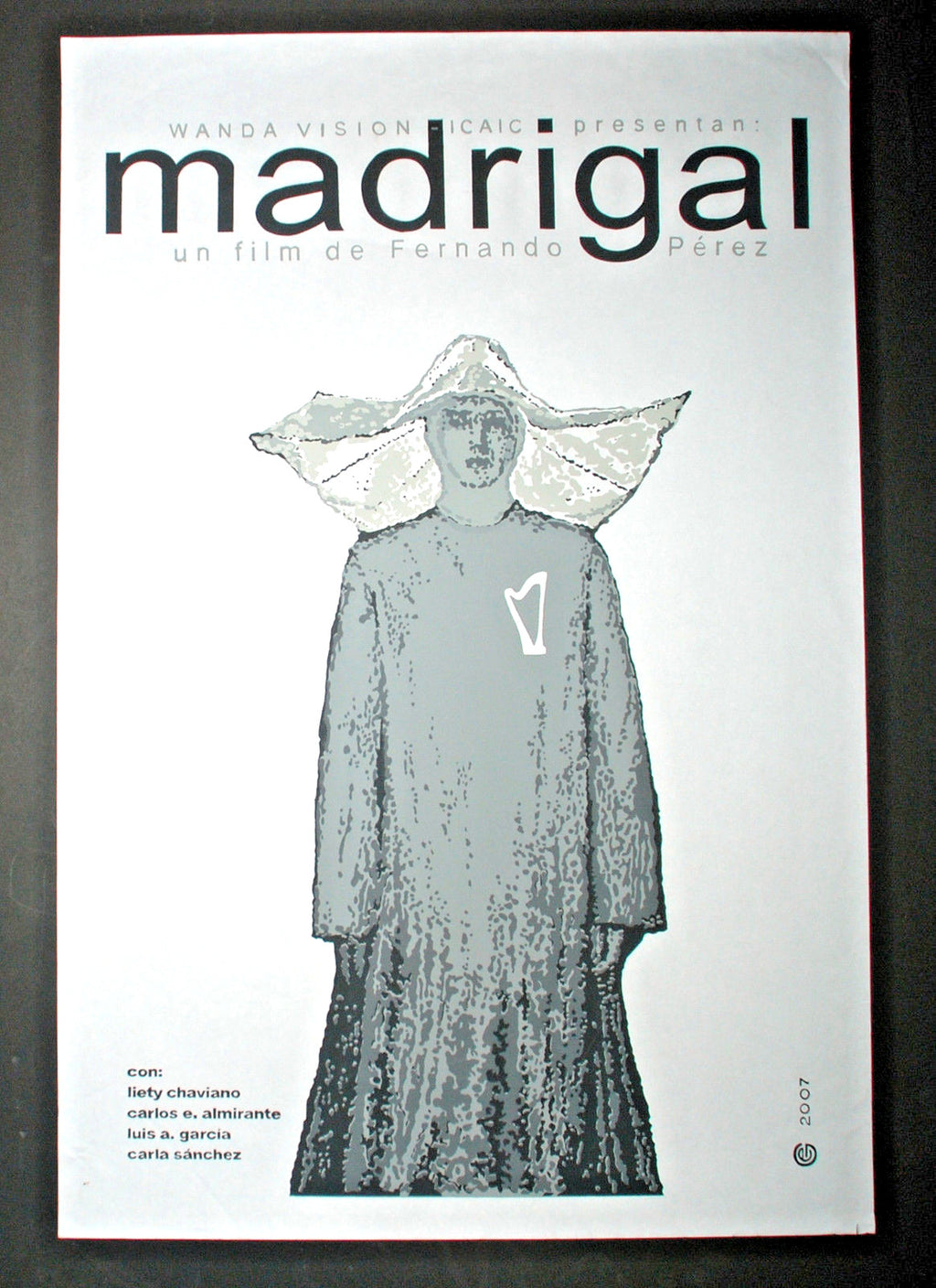 Original Cuban Movie Poster"MADRIGAL"REligious NUN.Recent Cuba art Film.Pelicula