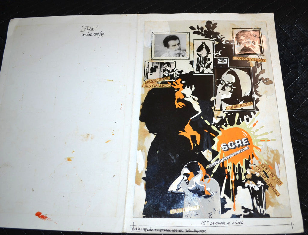1989 Original Cuban Movie Poster MOCKUP.Plaf.Fine Art History rarity.so Unique!